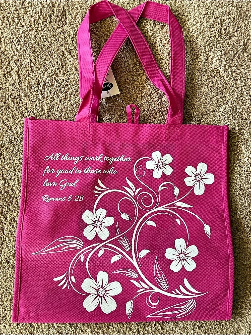 NWT Floral Tote & Weekly Planner PRAY Magnetic